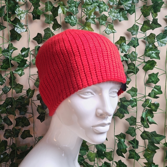 Carling Black Label Unisex Red Knit Winter Hat Beanie - Picture 5 of 10